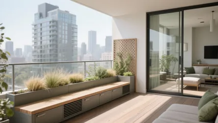 5 Balcony Design Ideas for Small Spaces in Buildings