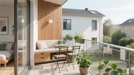 5 Small-Balcony Ideas for a 1-Floor House