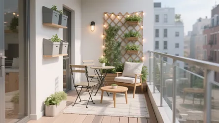 Balcony design decoration: 5 small-space ideas