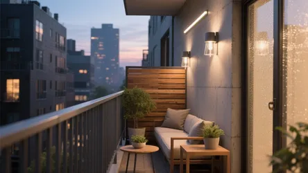 Balcony wall lights: 5 ideas that elevate small outdoor spaces