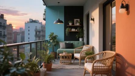 5 Balcony Paint Color Ideas to Refresh Your Space