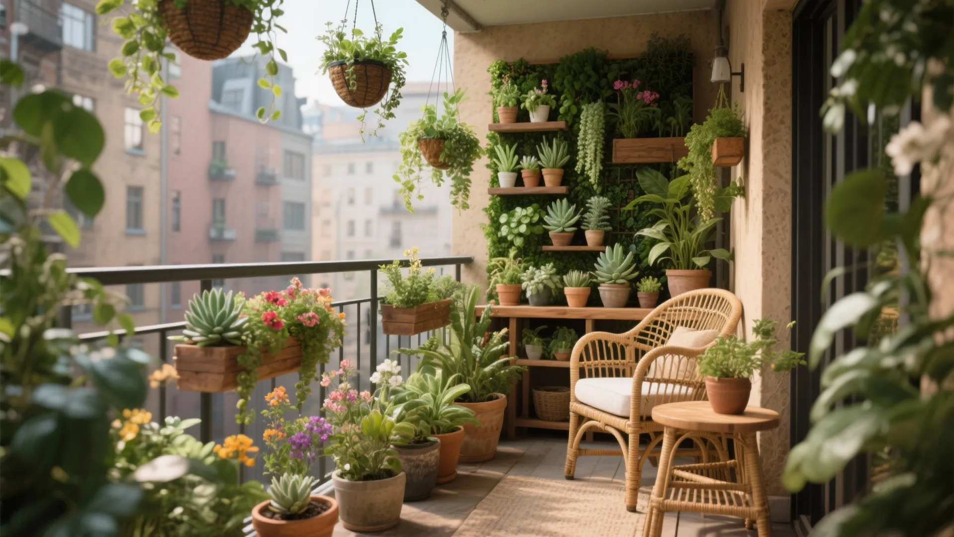 5 Small Balcony Plant Ideas to Elevate Your Space: Creative and Practical Design Inspirations for Transforming a Tiny Balcony into a Green Oasis