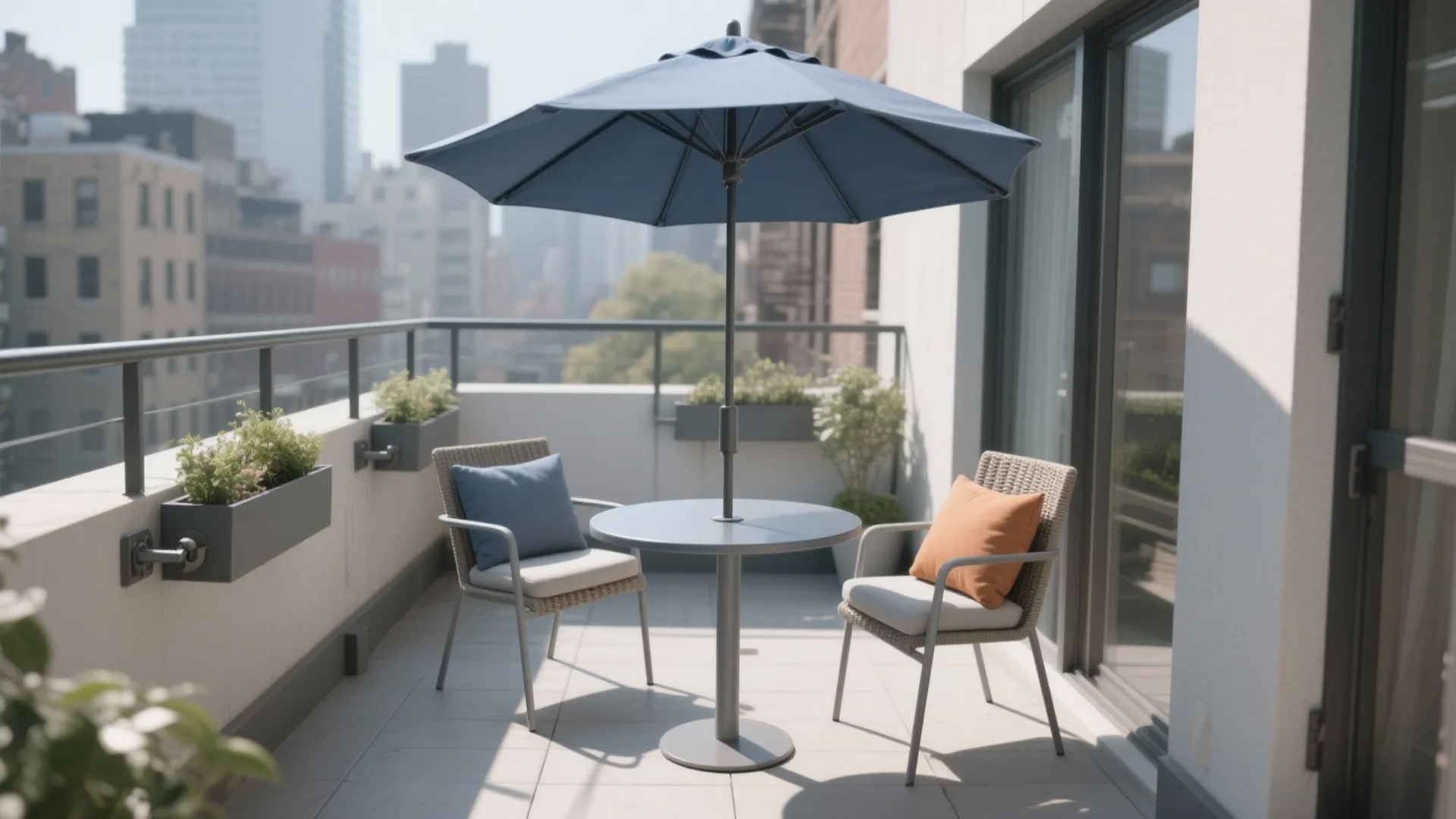 Small Outdoor Table with Umbrella: Space-Saving Patio Solutions: 1 Minute to Find the Perfect Compact Shaded Table for Tiny Patios
