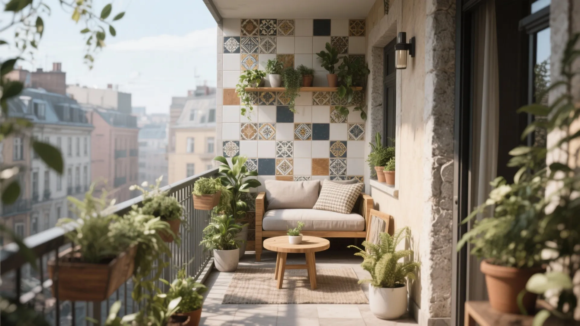 5 Balcony Wall Tiles Ideas: Creative Wall Tile Inspirations for Stunning Balconies