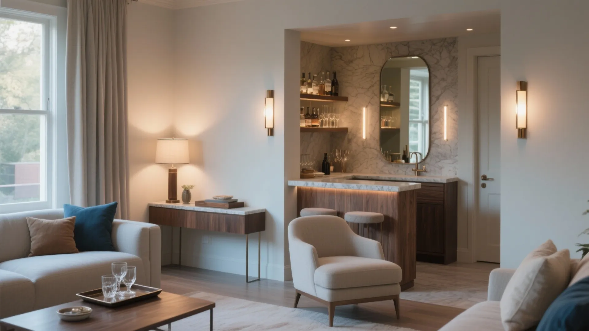 Small Bar Ideas for Living Room: Stylish Solutions for Any Home: 1 Minute to a Chic Living Room Bar: Space-Saving Stylish Tips!