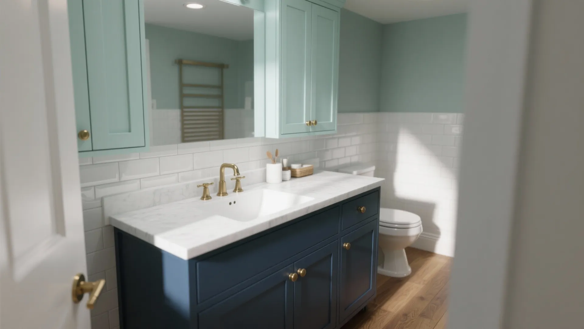 5 Paint Ideas for Bathroom Cabinets: Smart, small-space paint inspirations I’ve used to transform tiny bathrooms