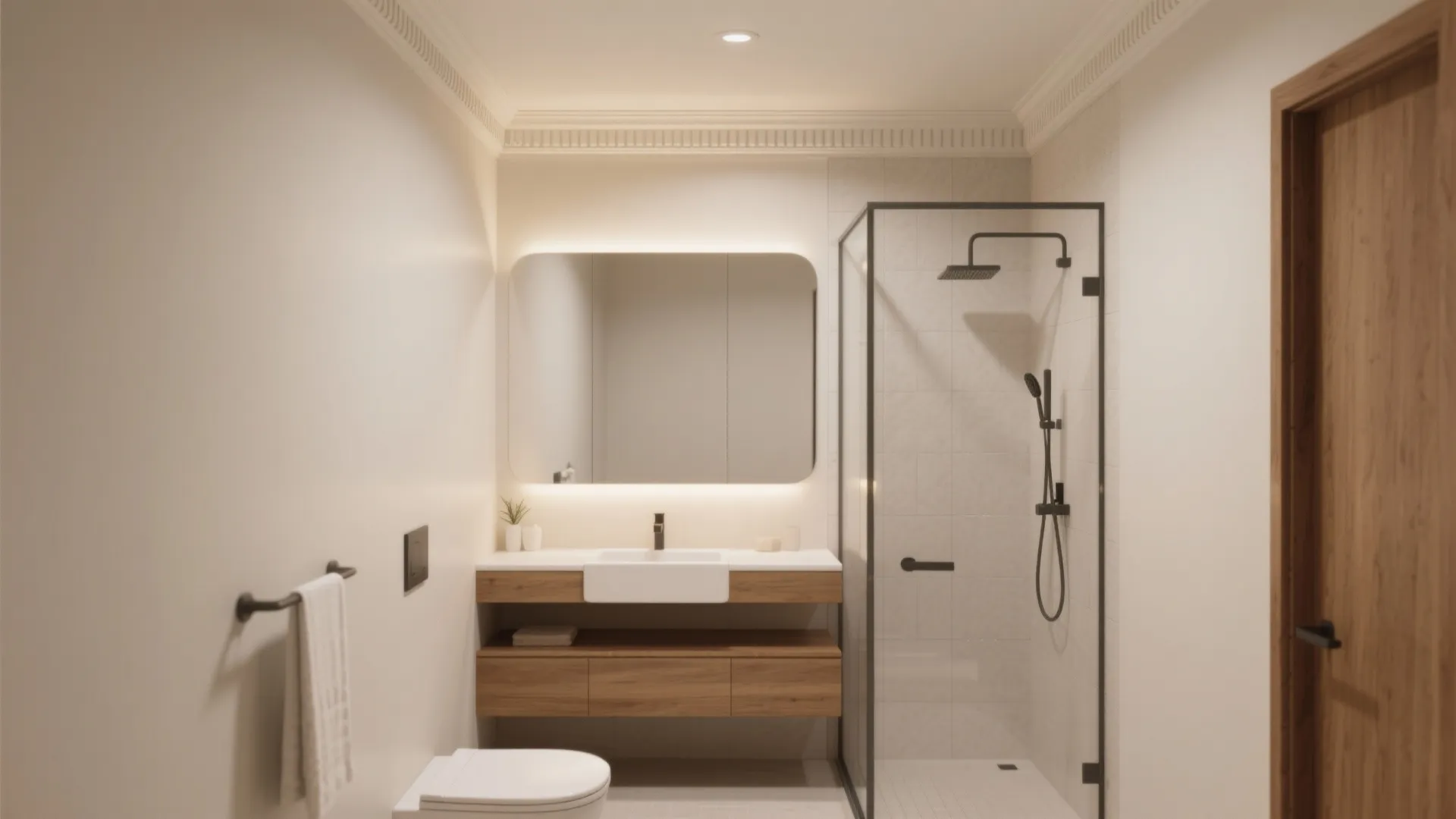 5 Crown Molding Ideas for Bathrooms: Creative, moisture-safe and stylish crown molding ideas for small bathrooms (with real tips from a designer)