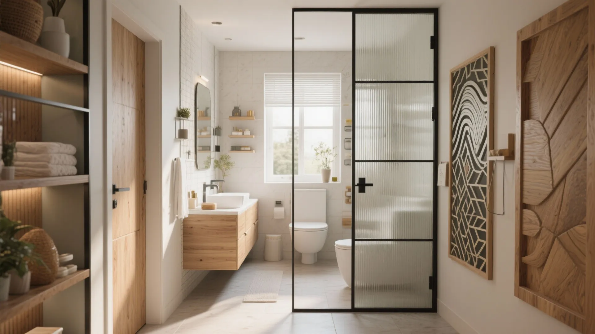 10 Bathroom Door Design Ideas: Creative and Functional Bathroom Door Designs for Small and Large Spaces