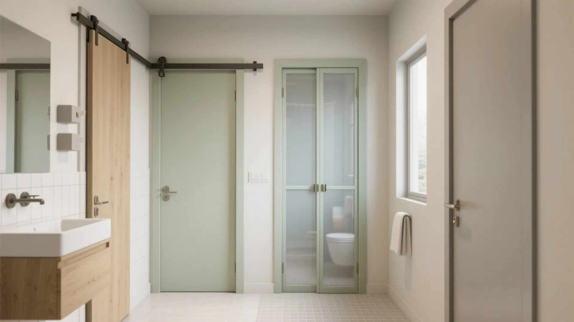 5 Toilet Bathroom Door Design Ideas That Maximize Space: Small-space tested: 5 smart toilet bathroom door design ideas from a senior interior designer