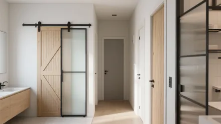 5 Bathroom Door Design Ideas with Images-Friendly Tips
