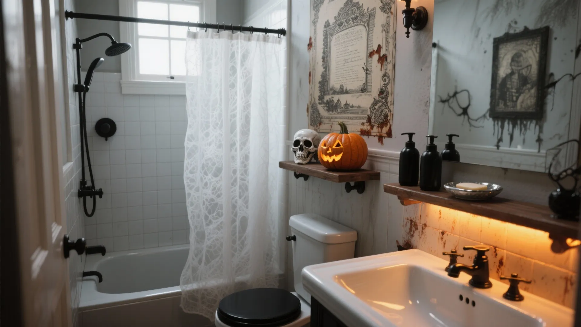 Halloween Bathroom Decor Sets: 5 Easy Ideas: Small bathrooms spark big Halloween creativity — five themed sets, budget tips, and safety notes from a pro designer
