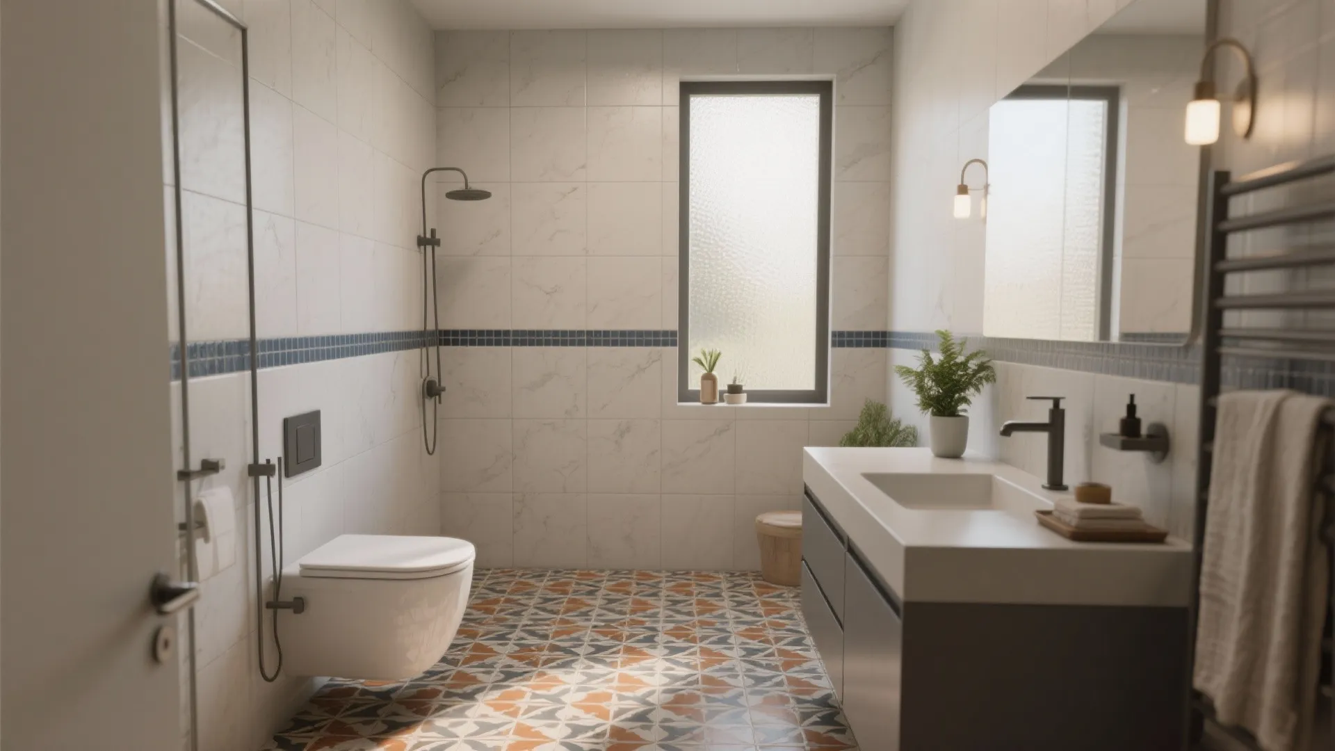 Decorating Bathroom Tiles - 5 Ideas: Small-bathroom tile ideas and practical tips from a designer with 10+ years of kitchen and bath remakes