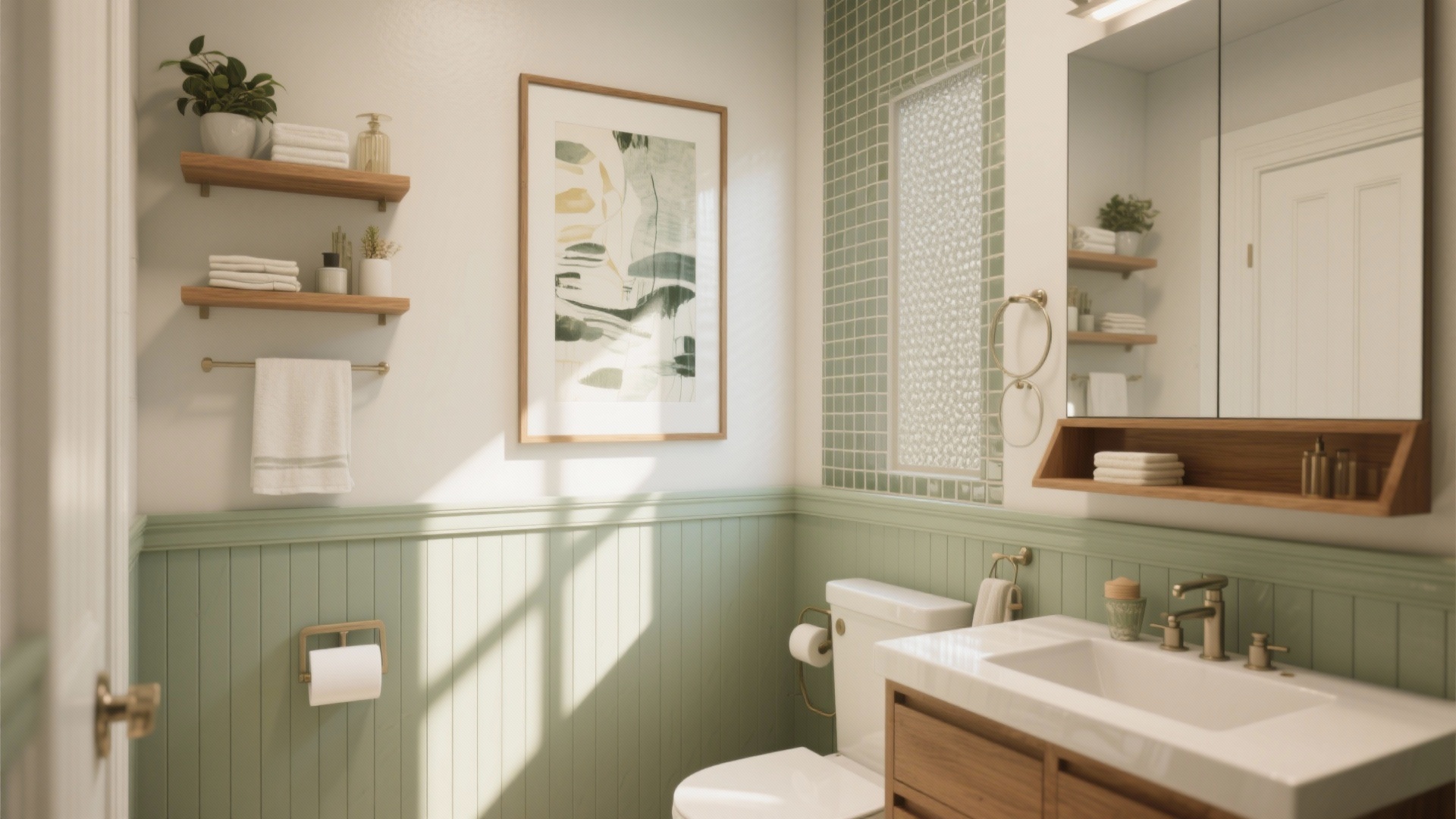 Bathroom Wall Ideas: 5 Small Bathroom Decor Tips