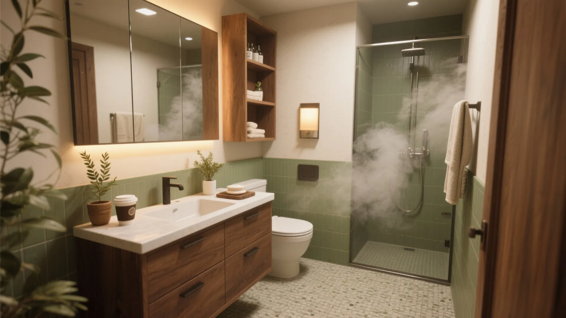 1-2 Bathroom Decorating Ideas — 5 Smart Tips: Five practical and creative ideas for decorating one- or two-bath homes, from storage hacks to lighting tricks