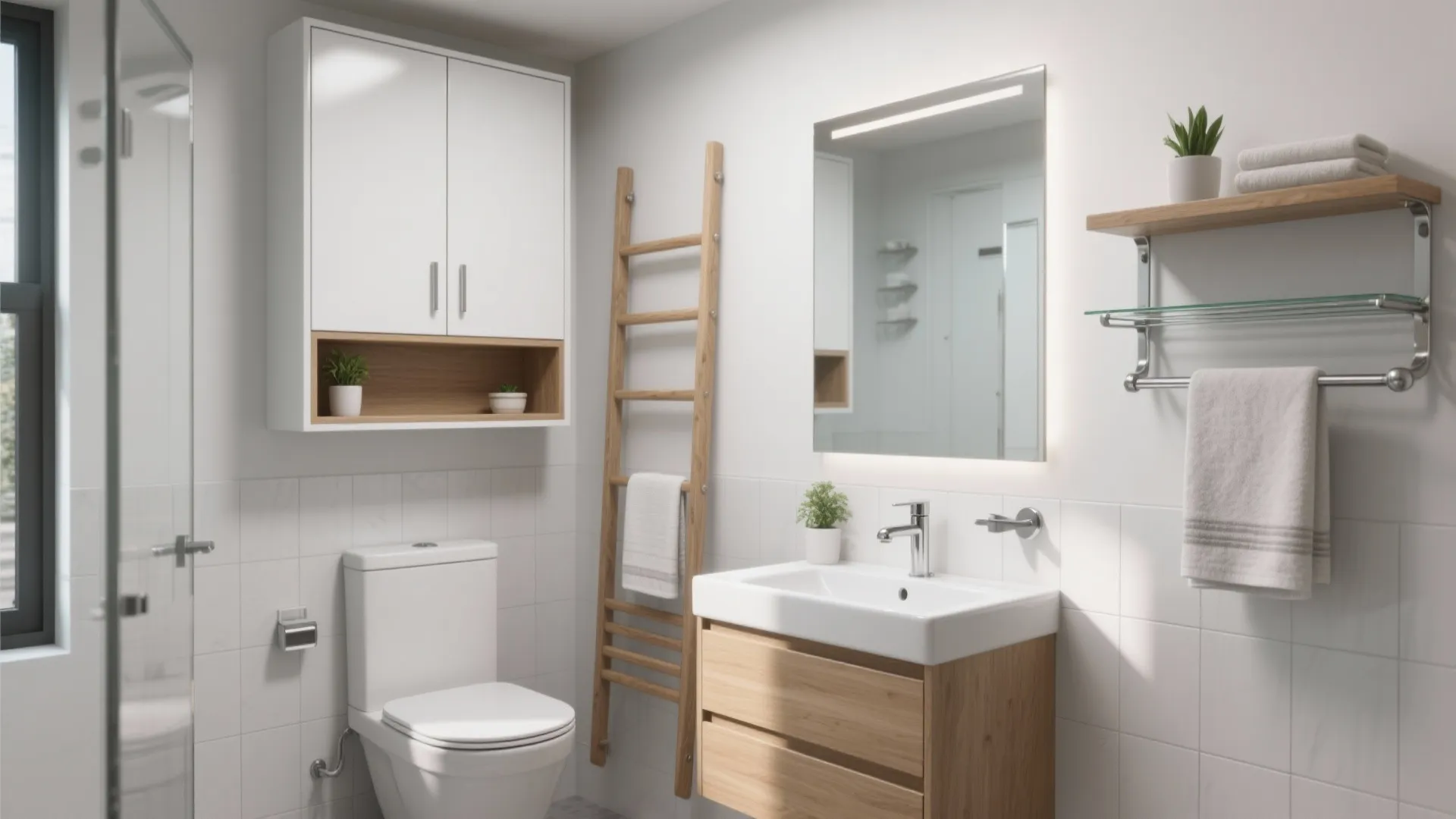 5 Small Bathroom Rack Ideas That Maximize Space