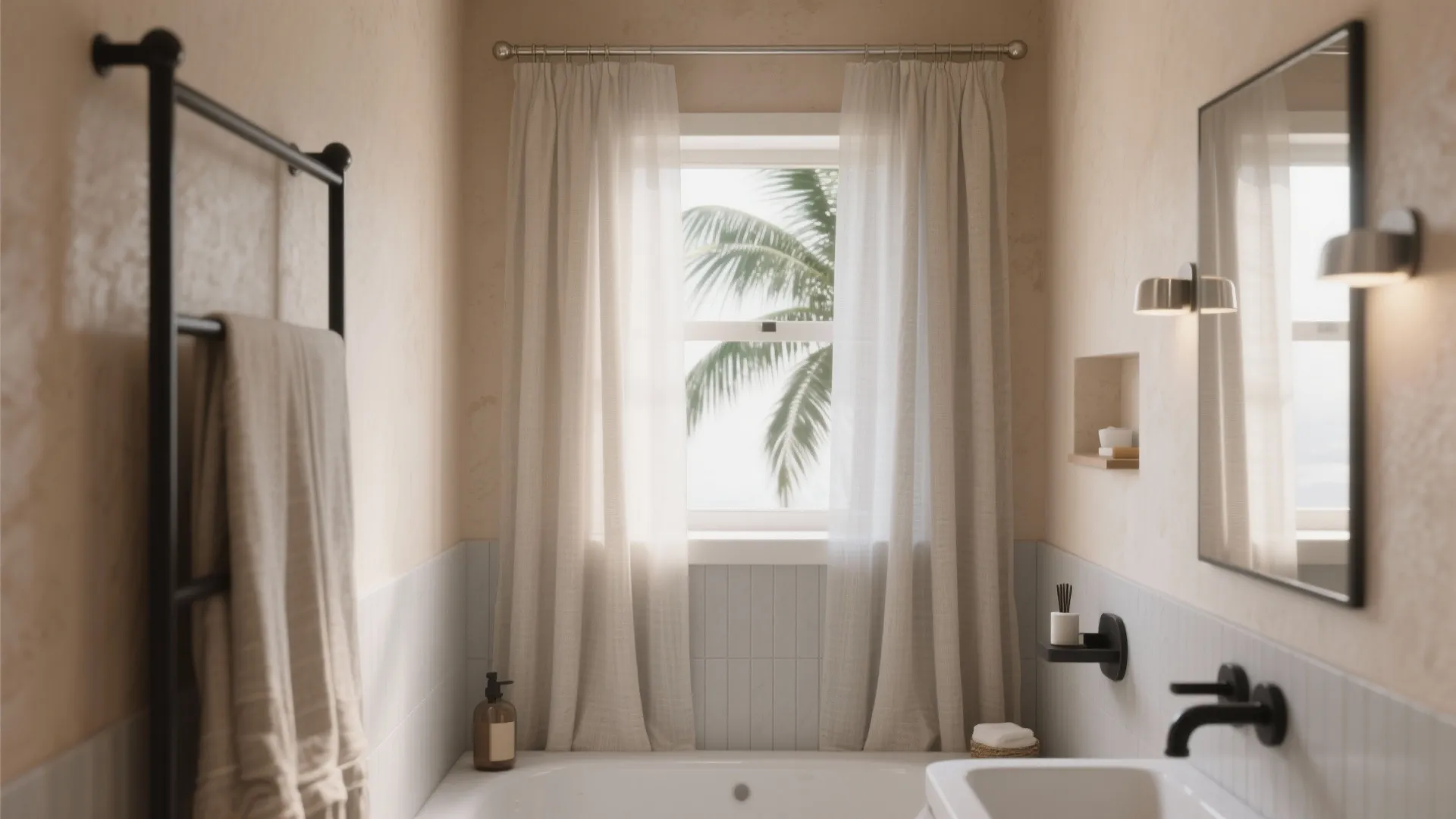 5 Ideas for Small Bathroom Window Curtains
