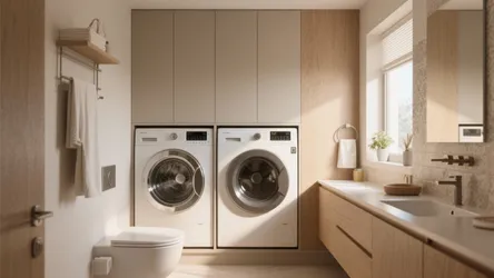 5 Bathroom Layout Ideas with Laundry