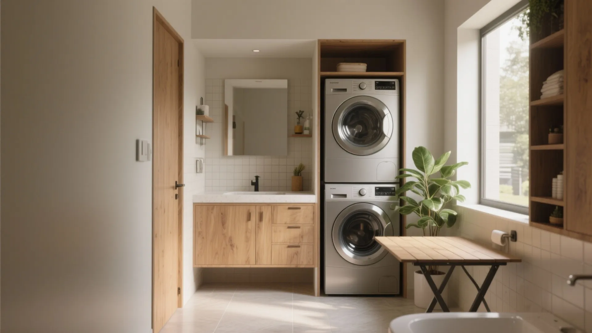 5 Bathroom Laundry Room Combo Ideas: Practical and stylish combo solutions for tight bathrooms with washers and dryers