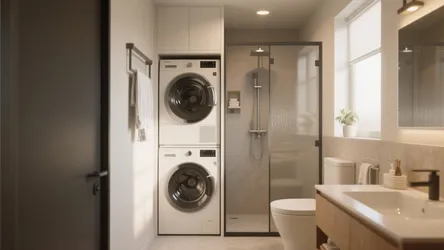 5 Smart Ideas for Small Bathroom Laundry Combos