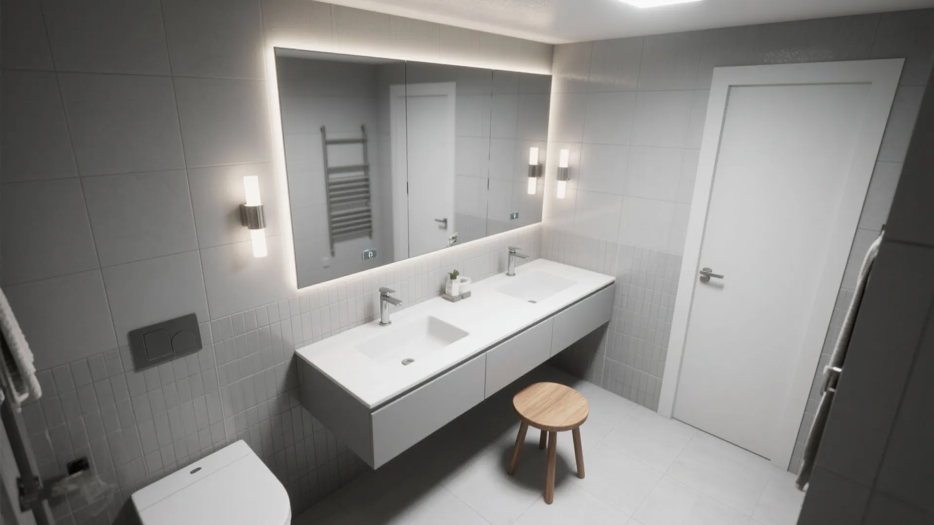 4. Make small bathrooms feel bigger