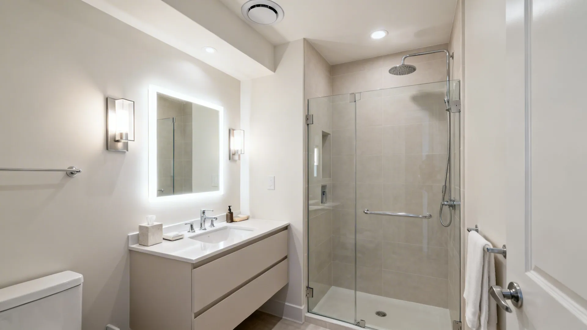 Light, Mirrors, and Zoning for Small Baths