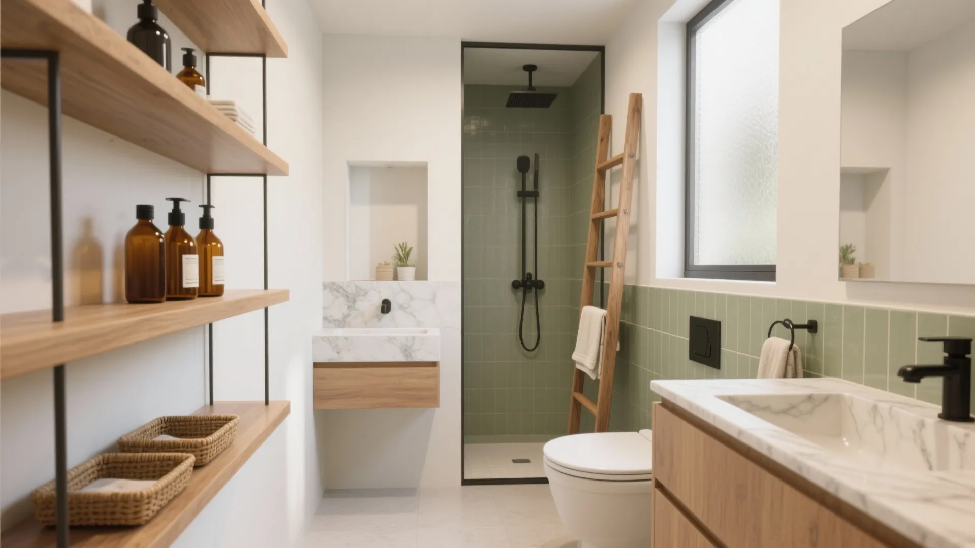 5 Small Bathroom Shelf Ideas That Truly Work: Real-world tips from a senior interior designer: make your small bathroom feel bigger with clever shelving and smart layout choices