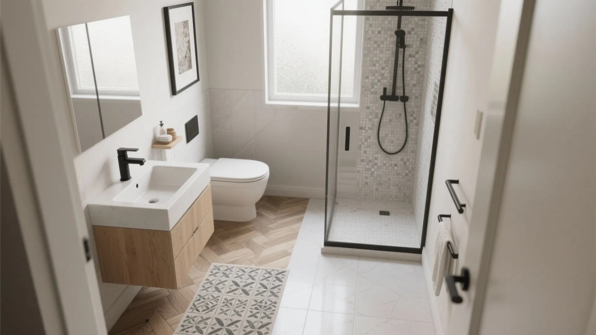 5 floor tiles bathroom design ideas: Small-space smart: my 5 proven floor tiles bathroom design ideas that look bigger, last longer, and clean easier
