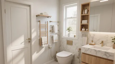 10 Creative Bathroom Towel Rack Ideas