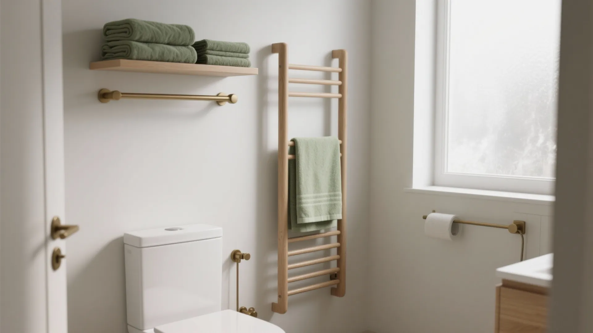 5 Smart Places to Hang Towels in a Small Bathroom