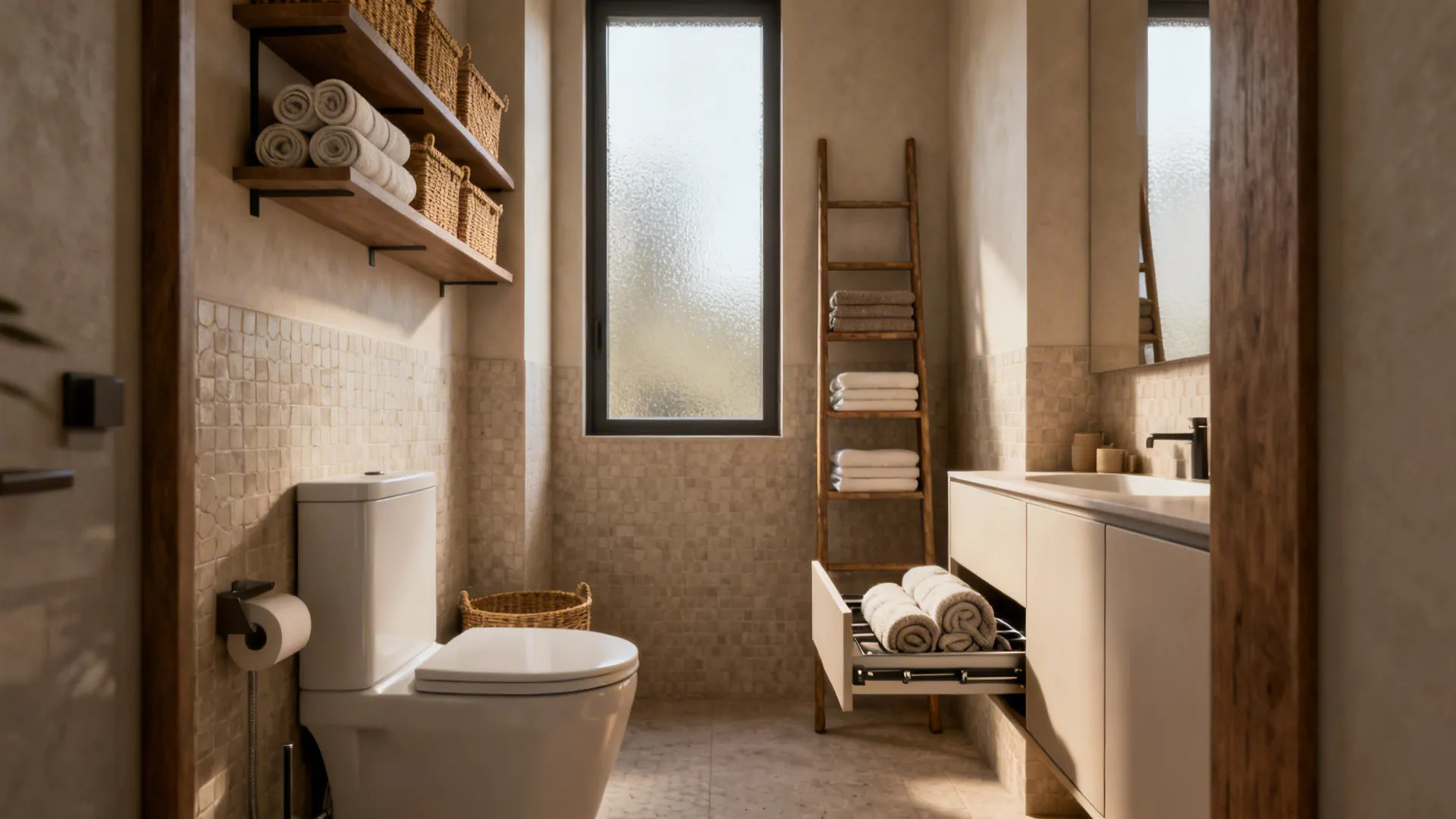 5 Clever Towel Storage Ideas for Small Bathrooms