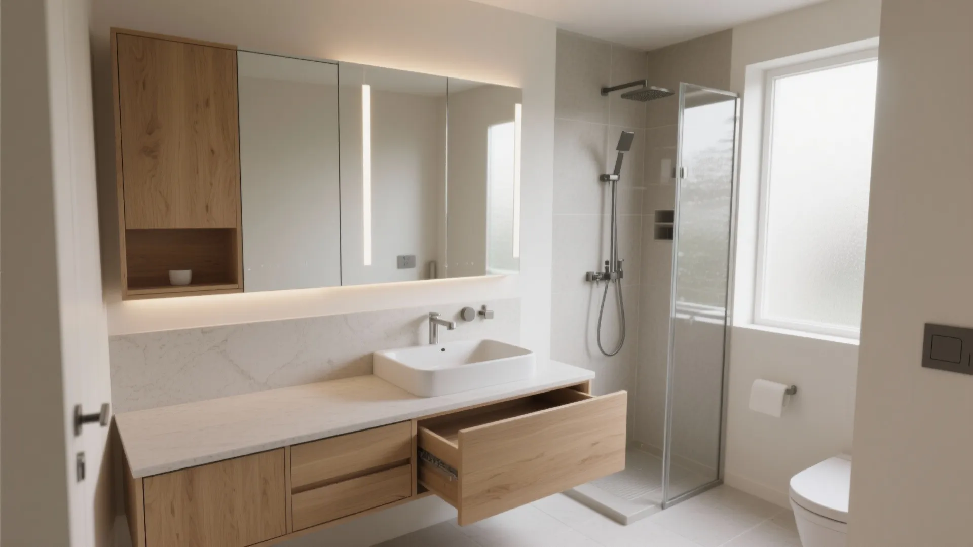 5 bathroom wash basin cabinet design ideas: Small-space smart: my 5 proven bathroom wash basin cabinet design inspirations