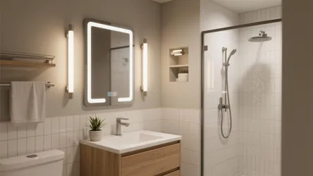 5 Wall Light Ideas for Small Bathrooms