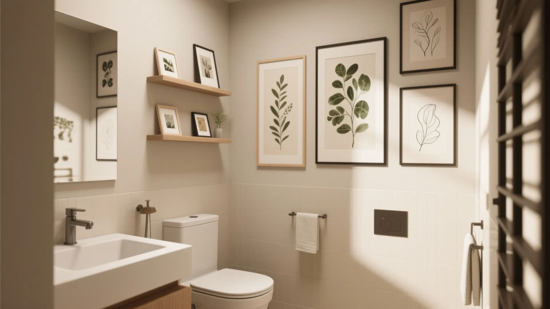 10 Small Bathroom Wall Art Ideas