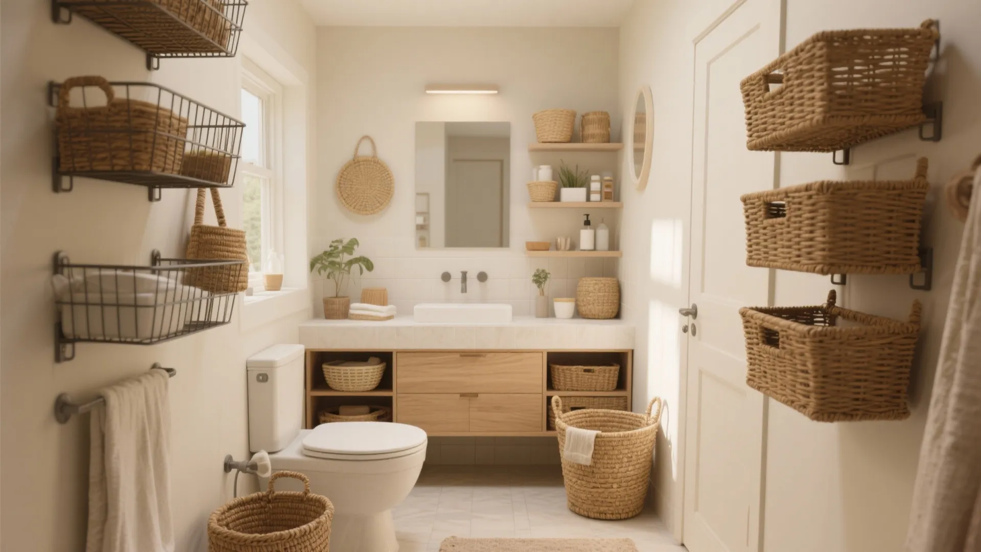10 Basket Ideas for Stylish & Functional Bathrooms: My personal take on 10 clever basket ideas to make your bathroom more organized and stylish