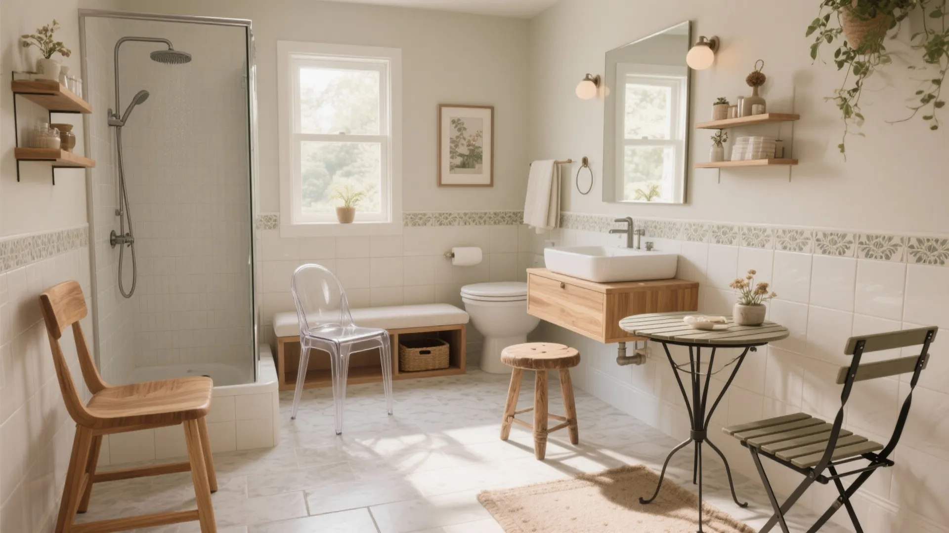 Creative Bathroom Chair Ideas: Stylish and Functional Seating for Your Bathroom