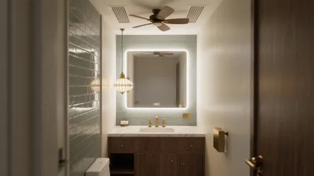 5 Decorative Bathroom Light & Exhaust Fan Ideas