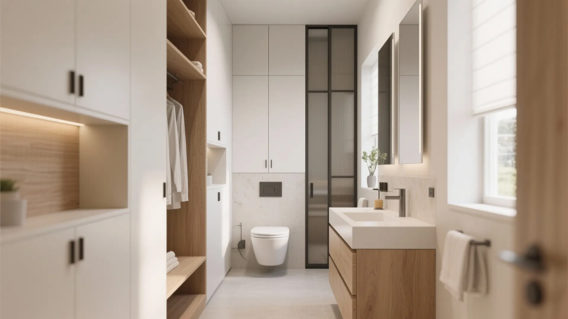 10 Smart Bathroom Closet Ideas