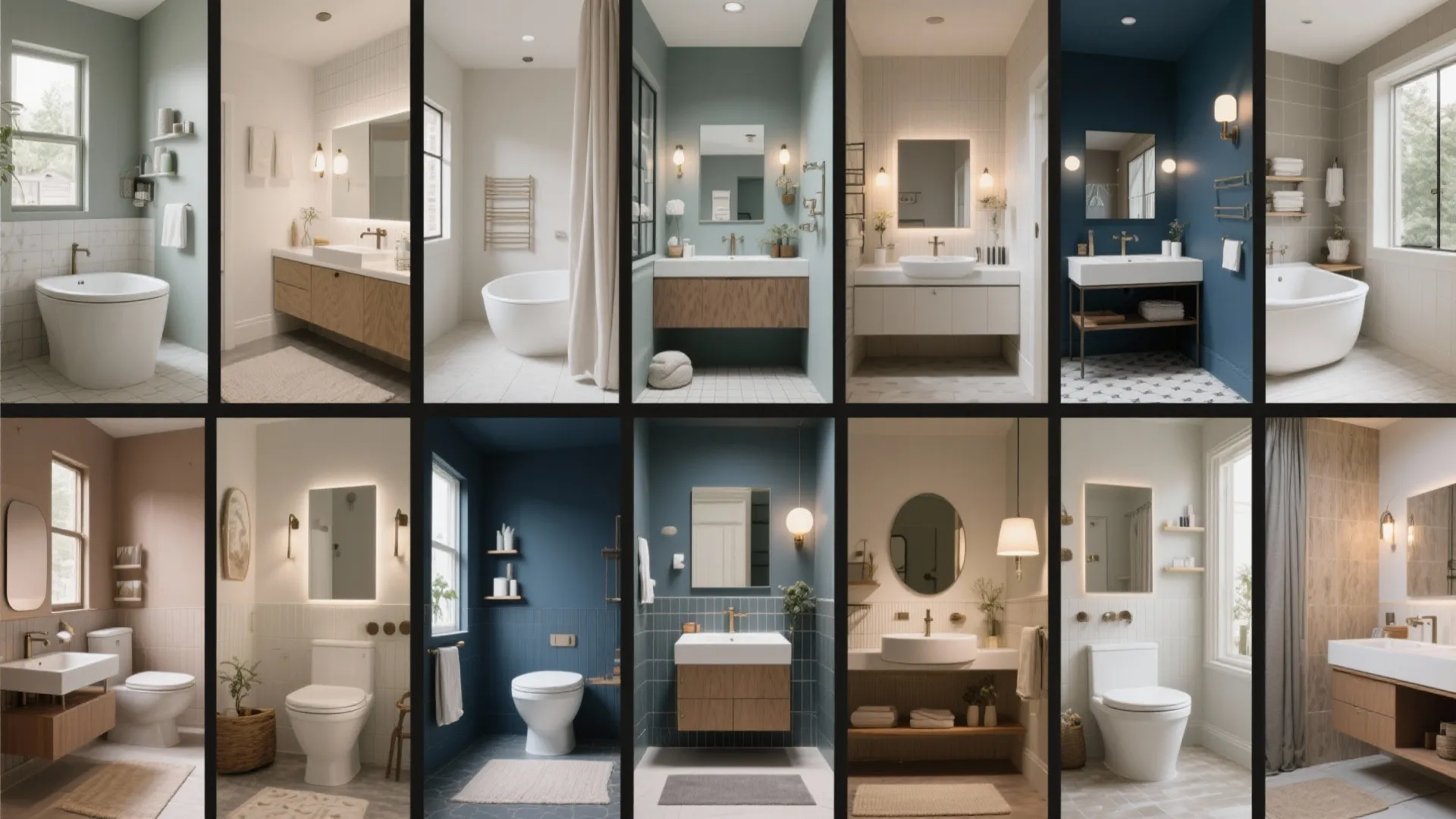 10 Small Bathroom Color Ideas That Really Work: Creative color inspirations to make your small bathroom feel brighter, bigger, and truly yours