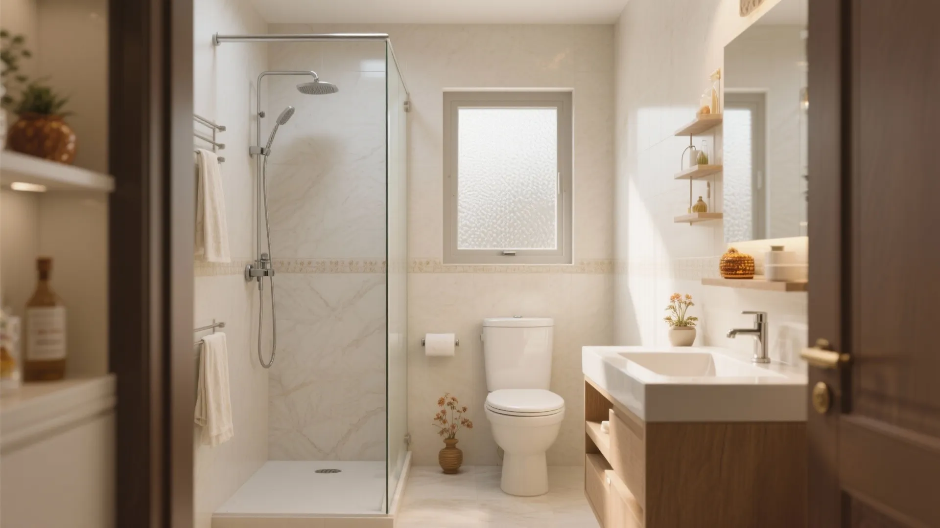 4x6 Bathroom Layouts with Shower: Smart Indian Design Ideas: Learn space-saving strategies for tiny Indian bathrooms—30 Seconds to Master Comfortable Layouts