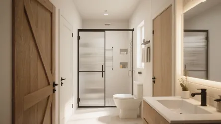 10 Bathroom Door Ideas for Small Spaces