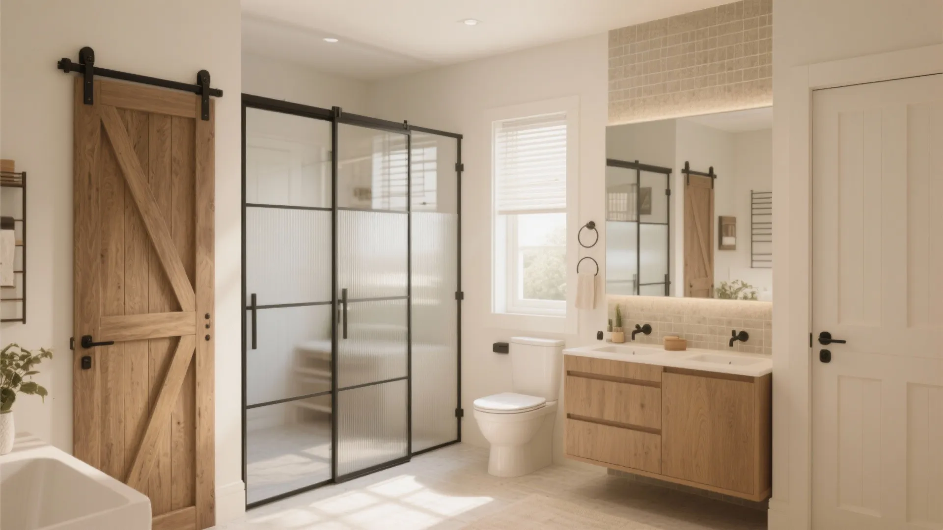 5 Smart Bathroom Door Ideas: Creative and Functional Door Designs for Small Bathrooms