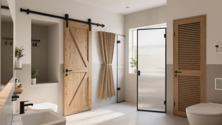 5 Small-Space Bathroom Unit Door Ideas