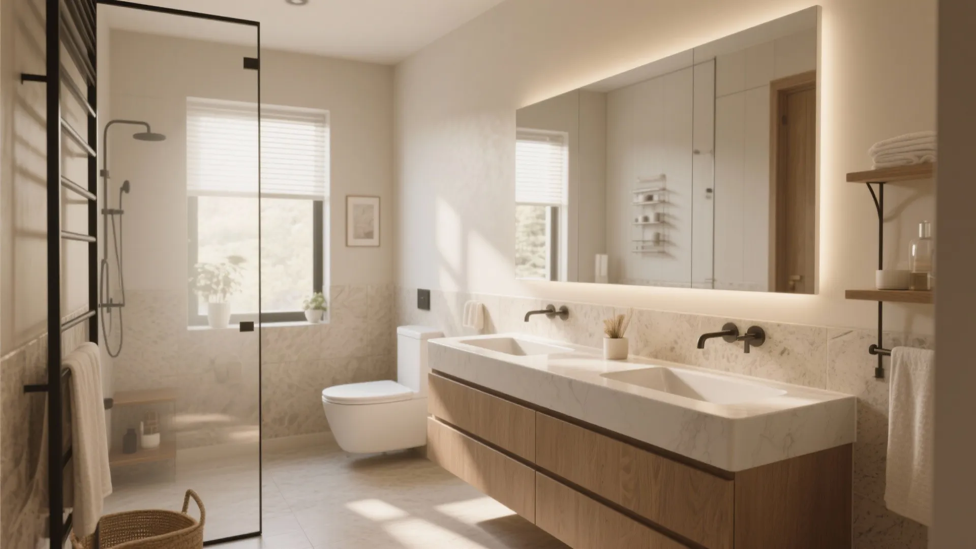 10 Double Sink Vanity Bathroom Ideas: Creative double sink bathroom vanity tips from a designer with 10+ years of experience