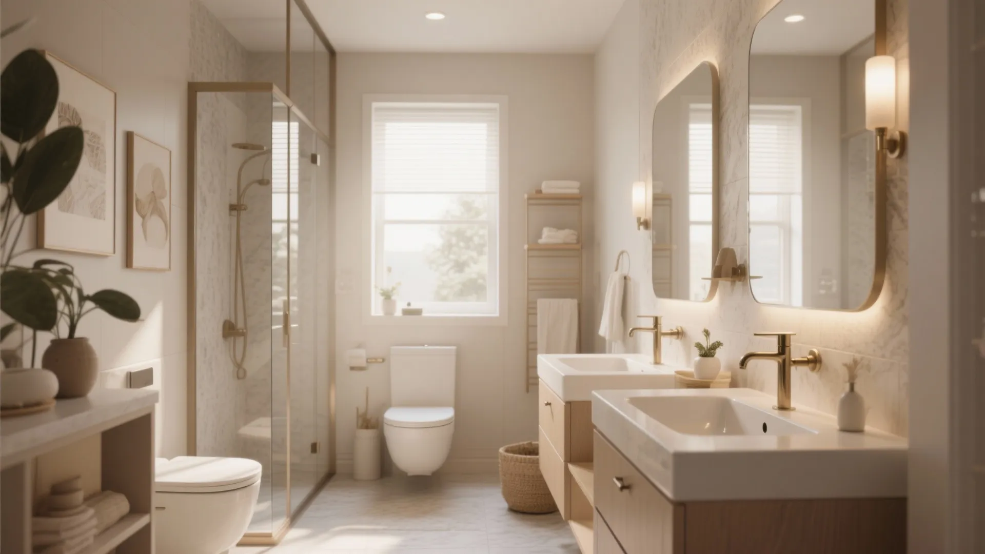 10 Inspiring Bathroom Ideas with Two Vanities: Creative & Functional Designs for Bathrooms with Double Vanities