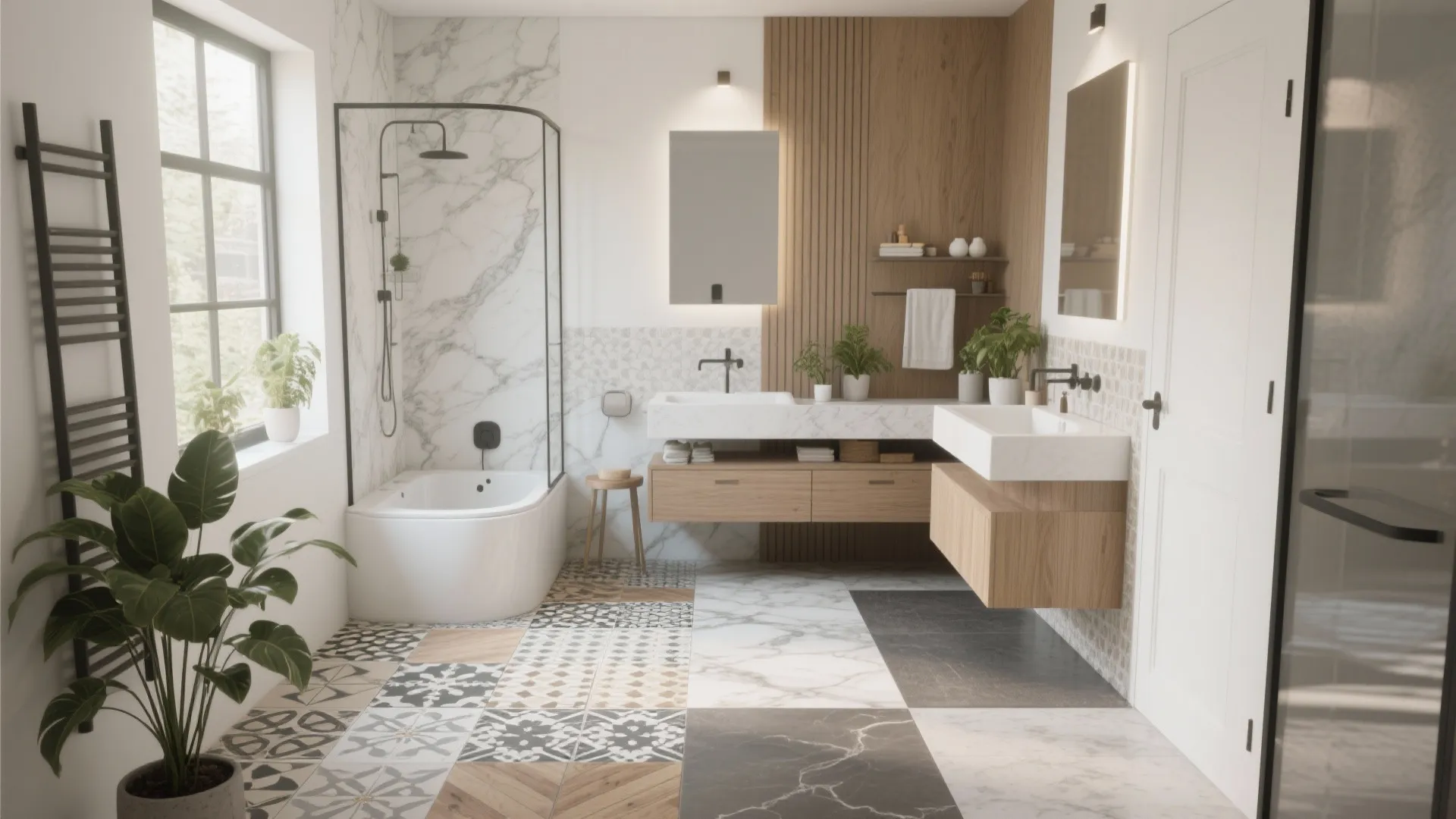5 Bathroom Flooring Ideas to Transform Your Space: Creative and Practical Flooring Inspirations from My 10+ Years in Interior Design