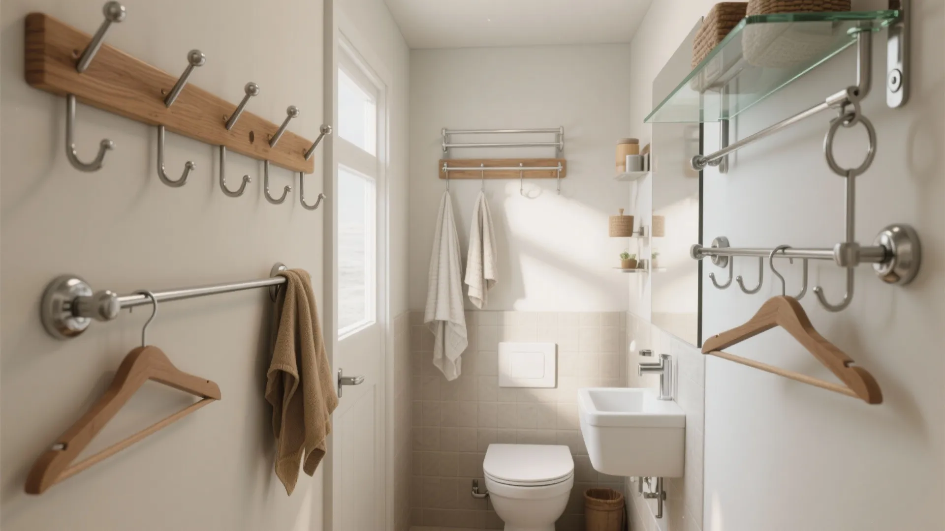 5 Bathroom Hanger Design Ideas: Creative ways to upgrade small bathroom storage with style