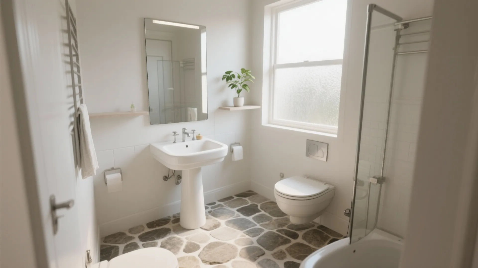 Small Bathroom Ideas with Pedestal Sink: Creative Design Tips for Efficient Use of Space