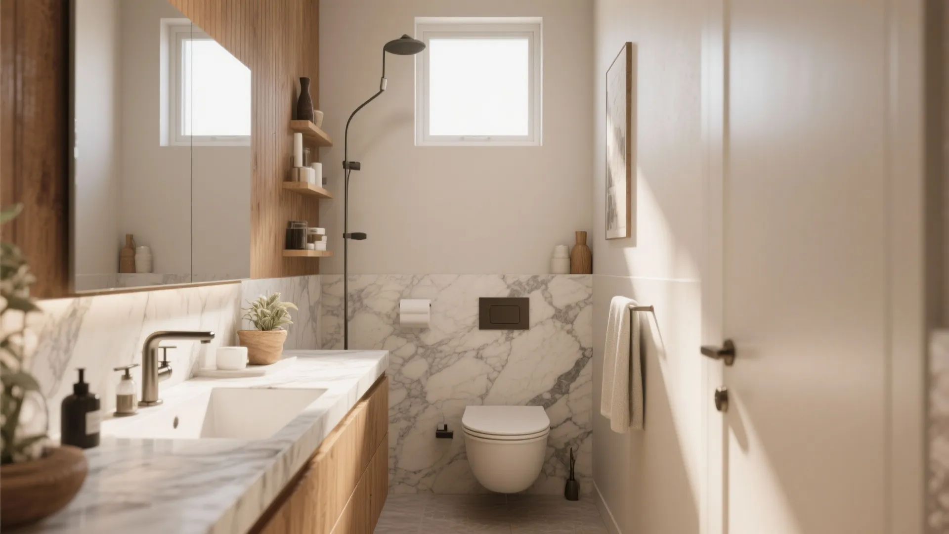 5 Creative Ideas to Decorate a Half Bathroom: Small space, big style: My top 5 half bathroom design inspirations from real projects