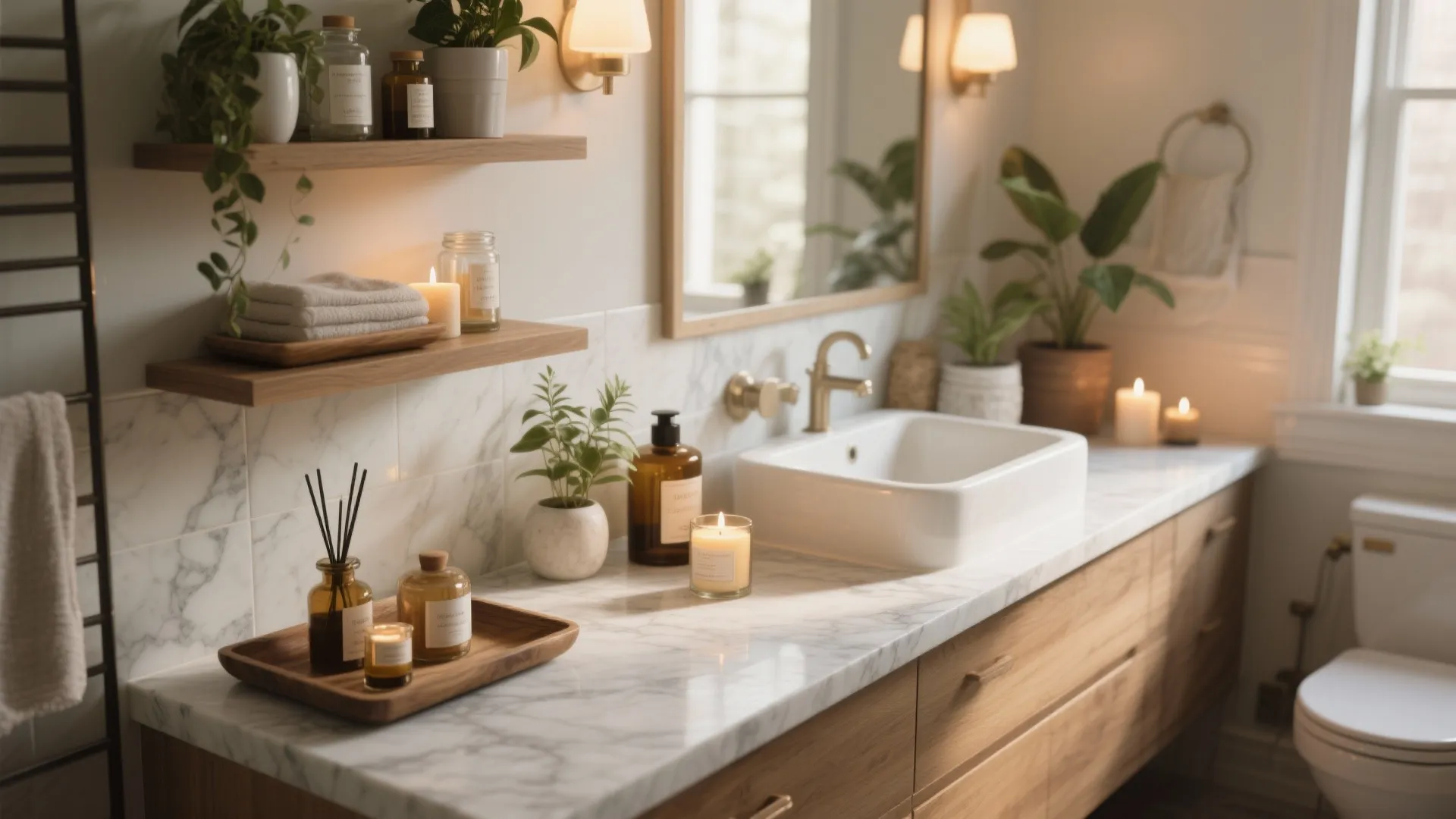 5 Creative Bathroom Countertop Decor Ideas: Personal tips to transform small bathroom countertops with style and function