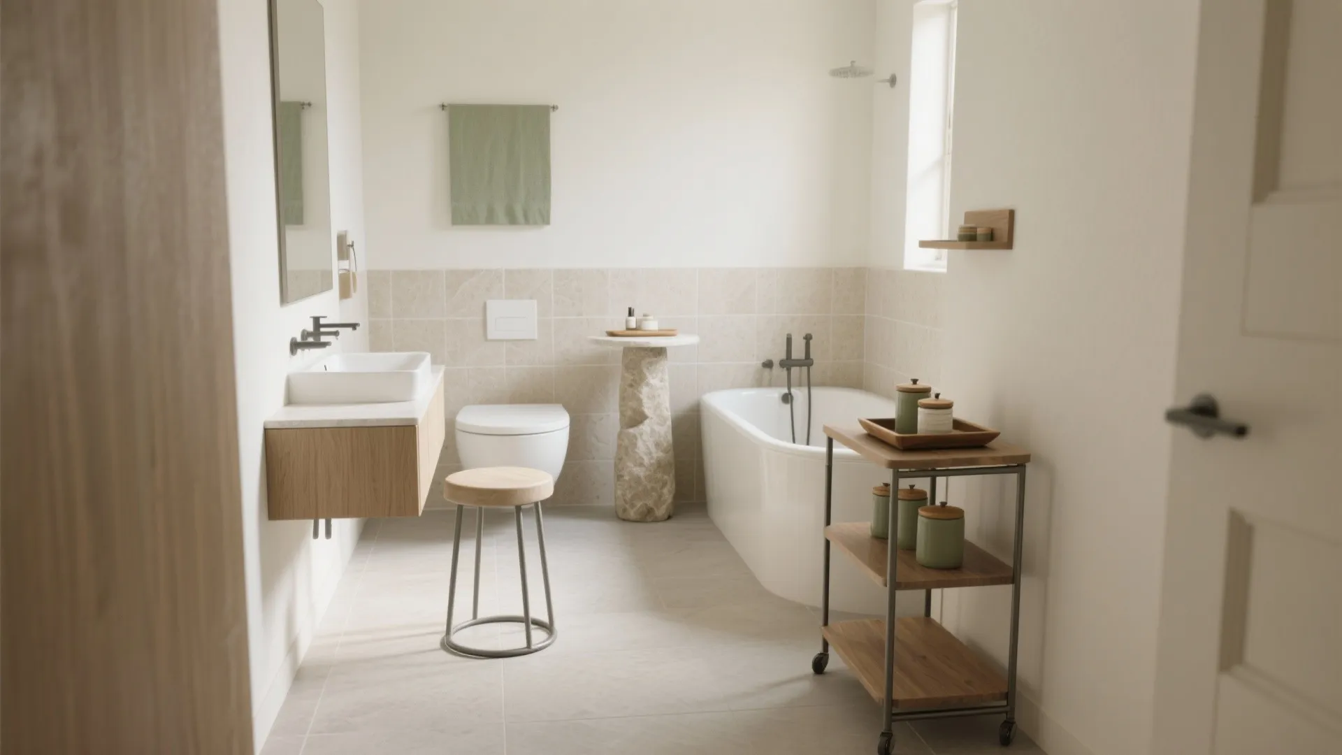 5 Small Bathroom Table Ideas That Maximize Space